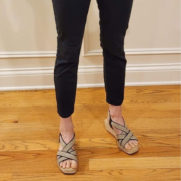 Me Too Cami Espadrilles Beige and Black 10 - Picture 10 of 10